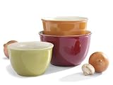 Mayfair & Jackson 5148 MIXING BOWL SET 3PC STONEWARE ASST
