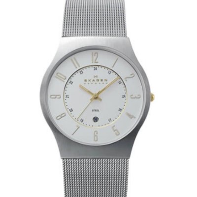 Skagen Men's 233XLSGS Slimline Mesh Watch Skagen Men's 233XLSGS Slimline Mesh Watch