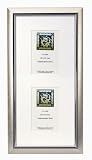Kitchen & Housewares : Frame Double photo size 6 x 4 (10 x 15cm) Silver