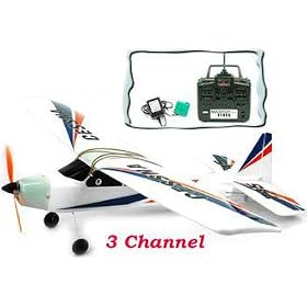 RC Cessna 3 Channel Radio Control Airplane Ready To Fly