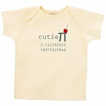 26 Degrees Forward Natural Organic Cotton Cutie Pi Toddler Tee, 2T