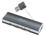 Vivanco 4-Port USB 2.0 Hub passiv (ohne Netzteilanschluss)