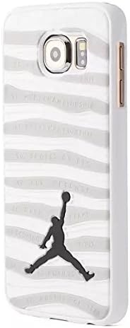 LliVEER Samsung S6 Phone Case,Rubber Galaxy S6 Case,Popular Soft Silicone Stripe Protective Skin Cover Case for Samsung Galaxy S6 White/Gray