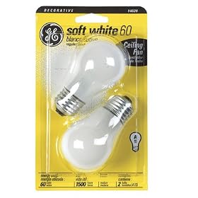 General Electric 14029 60-Watt Ceiling Fan Light Bulb by General Electric