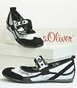 Aktueller s.Oliver TREND Leder Ballerina schwarz/weiß