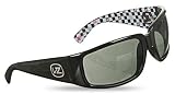 Von Zipper Papa G Men's Sunglasses - Black Checkers Frame - Grey Lens