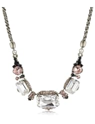 Sorrelli "French Blush" Elegant Bold Crystal Silvertone Necklace