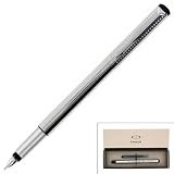 Parker Vector Classic SS Chiseled Medium Point Fountain Pen - 1774546