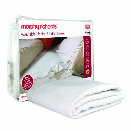 Morphy Richards 75184 Washable Electric Underblanket, Double