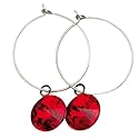 schmuck-art female Ohrhänger Janine silver/siam 22393