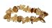 Single Strand Stretch Chip Bracelet - Rutilated Quartz.