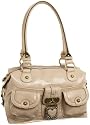 KATHY Van Zeeland Heart Throbs Satchel,Bone,