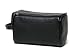 Gérard Henon - Trousse de toilettes Golf à zip Cuir de vachette grainé - Couleur Noir
