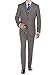 Bianco B Men's Suit Sharkskin Two Button Jacket Modern Fit Suit Blazer & Pants