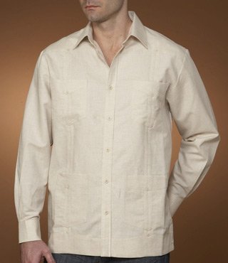 Cubavera Traditional Rayon Blend Guayabera Size L Cubavera Traditional Rayon Blend Guayabera Size L
