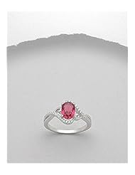 CZ Ring In 92.5 Sterling Silver