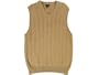 John Ashford Golf V Neck Sweater Vest, Dune, Small