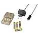 Hama Schnell-Ladeger�t "DeltaBravo" Set 4x AA 2400, Champagner, Schaltnetzteil