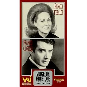 Renata Tebaldi/Franco Corelli: Voice of Firestone Classic Performances [VHS]