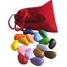 Crayon Rocks Sixteen Colors (In a Red Velvet Bag)