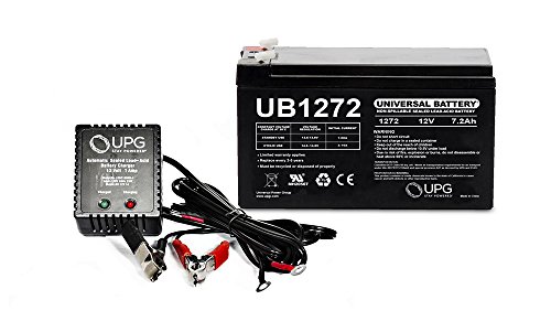 12V 7AH SLA Replacement Battery for Sunbright 6-FM-7.0 + 12V 1Amp Charger