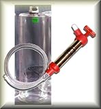Genuine Combo Boston Works Brass Pump and Premium 2 1/2 inch Lucite Expansion Cylinder