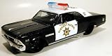 Review Maisto 31330 black/white / Chevrolet Chevelle SS396 Patrol Car in Black and White (1:24 scale) Diecast Model Car