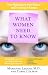  : What Women Need To Know