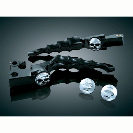 Kuryakyn 1092 Gloss Black Zombie Levers For Harley-Davidson Sportsters