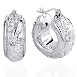 Sterling Silver Arform Shiny Hoop Earring