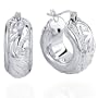 Sterling Silver Arform Shiny Hoop Earring