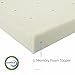 LUCID 3 Inch Ventilated Memory Foam Mattress Topper 3-Year Warranty - Full