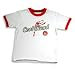 Cool Island - Boys Short Sleeve Tee Shirt, White, Orange