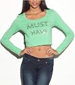 G by GUESS Eva Must Have Cropped Top