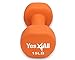 Yes4All 15 lbs Dumbbells Neoprene with Non Slip Grip – Great for Total Body Workout (Single, 15 lbs)