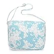Olive n Figs Quilted Messenger Bag - Floral Blue