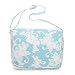 Olive n Figs Quilted Messenger Bag - Floral Blue