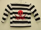 Rock Steady Girls Baby Toddler Pirate Skull Shirt Adorable Punk Kids Top 12 - 24 months