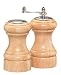 Chef Specialties 03105 5 Inch - 13cm Capstan Beechwood Pepper Mill Salt Shaker Set