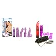 California Exotics / Swedish Erotica Lilac Lovers Collection 4 1/2" Kits for Lovers Adult Sex Toy Kit