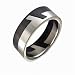 Brand New Ultra Stylish Mens Ring made from Stainless Steel. The Ring is 8mm wide, the perfect Mens Size. The Ring is a Two Part Puzzle Ring, one part is pure Stainless Steel, the other Part is Stainless Steel with a Black Titanium Coated Finish. Comes in a Quality Velvet Ring Box, the perfect Gift.