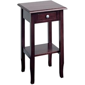 Merlot Telephone Table with Drawer