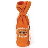 14 NCAA Oklahoma State Cowboys Velvet Wine Bottle Drawstring Bag