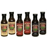 Big Acres Sauces Teriyaki, Mild BBQ and Hot BBQ, Case Pack (6 bottles) by Melanie's Fine Foods, Inc.