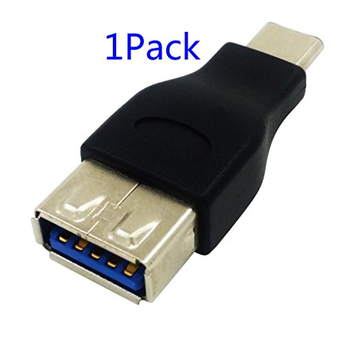 Type C Adapter, KingAcc(TM) Hi-speed USB3.1 Type C Male to USB3.0 Standard Type A Female Data Sync & Charging Adapter USB3.1 Type C USB-C Adapter for Apple New Macbook 12In, Nokia N1, and More