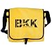 Bangkok Airport Code BKK Thailand Messenger Bag Yellow Barcode