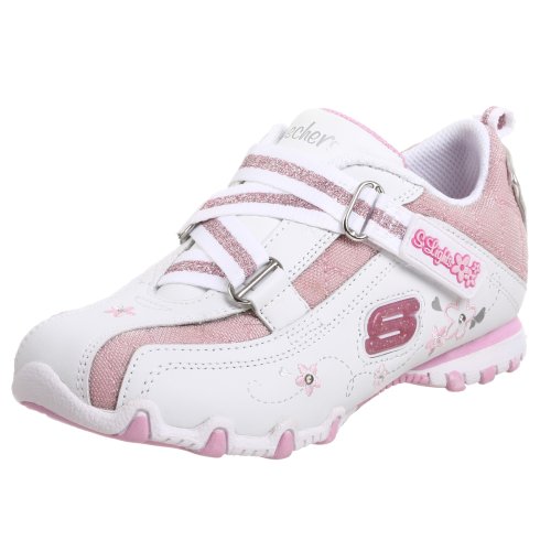 Skechers Little Kid/Big Kid S Lights-Bikers-Petal Princess Sneaker