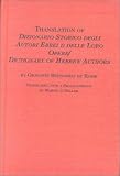Review Edwin Mellen Press  / Translation of Dizionario Storico Degli Autori Ebrei E Delle Loro Opere/Dictionary of Hebrew Authors (Jewish Studies)