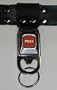"PRESS" Quick-Release Seatbelt Buckle Keyring