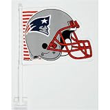 New England Patriots NFL Car Flag (11.75"x14.5")